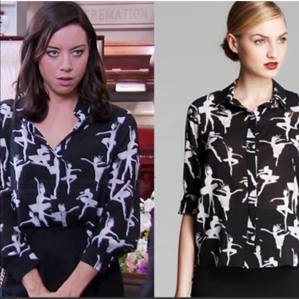 ISO ALICE + OLIVIA BALLERINA BLOUSE 💥